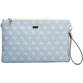 Resim Silver Polo Sp1034 Kadın Portföy & Clutch Monogram Mavi-ten 