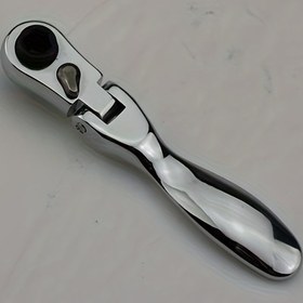 Resim Kompakt & Dayanıklı 1/4" Ratchet Soket Anahtarı - Dar Alanlar İçin Tek Başlı Tasarım, Karbon Çelik 