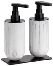Resim System Sıvı Sabunluk Mermer Desenli/Siyah Renk 208X87X170 Mm 