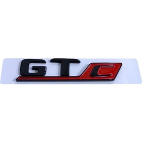 Resim Gtc Piano Black-kırmızı Bagaj Yazısı 3m 3d Abs Mercedes 245 