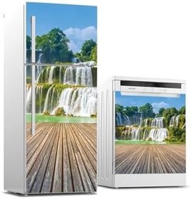 Resim Buzdolabı Ve Bulaşık Makinesi Takım Sticker 0278 