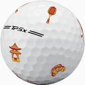 Resim TP5x pix Lunar New Year Golf Topu Yüksek Hız Premium Seri - Beyaz 