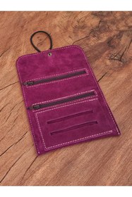 Resim English Leather Küçük Tutun Kesesi Cüzdan Tutun Çantası %100 Gerçek Deri Süet Deri 