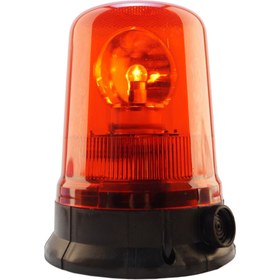 Resim MESAN Ø140 İkaz Lamba Döner Filamanlı Ampul Buzzer Kırmızı 220VAC MS 8 