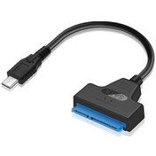 Resim Cbtx USB 3.1 Tip C SATA HDD SSD 2.5" Sabit Sürücü Adaptörü Kablosu 