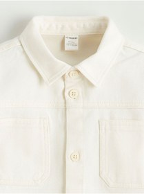 Resim LC Waikiki Erkek Çocuk Basic Gabardin Gömlek 