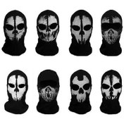 Resim Siyah Maske Balaclava Bere Şapkalar Erkekler Hayalet Kafatası Tam Kapsama Sıcak Maske Kapüşonlu Şapka Ggorros Hombre Casquette Bbalaclava Diğer 