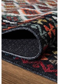 Resim Valencıa-1505 Kaymaz Taban Dekoratif Modern Yıkanabilir Kolay Temizlenen Salon Balkon Mutfak Halısı Kilim Yolluk 