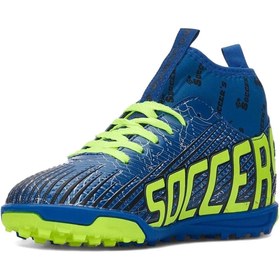 Resim AlbiShoes Çocuk Genç Erkek Soccer F35 Dişsiz Çim Krampon Halısaha Erkek Futbol Ayakkabısı (27-44) 