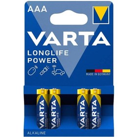 Resim Varta AAA Longlife Power 4'lü Alkalin Kalem Pil (SKT: 12-2031) 