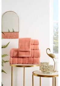 Resim Sadem Organik Stripe Mutfak Ve Kurulama Havlusu 30x50 Cm Şeftali 