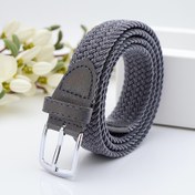 Resim Kadınlar İçin Deliksiz Elastik Bel Kemeri - %100 Naylon, Dar Kesim Günlük ve Resmi Kemer, Alaşımlı Toka, Çok Renk Seçeneği ile Kot Pantolon, Düğünler, Parti ve Spor için 