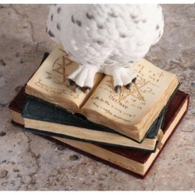 Resim Veronese Design Kar Baykuş Ev Dekor Heykeli 