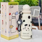 Resim Langmengxuan Paslanmaz Çelik Yalıtımlı Kupa Sevimli Öğrenci Kupası Moda Hediye (Yurt Dışından) 