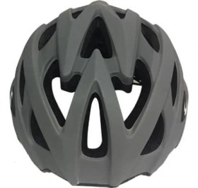 Resim Zozo Mv 29 Mat Gri Işıklı Bisiklet Kaskı M-L-Xl Beden 2021 