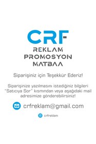 Resim CRF BMW F20 Metal Etiket 3x7 cm Arkası Yapışkanlı 1 Adet 