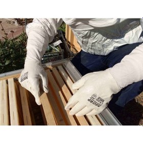 Resim Sedef Beekeeping Arıcı Tulum Maske + Arıcı Uzun Eldiven Kıyafet Set M 