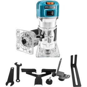 Resim Pro 6 Kademe Devir Ayarlı 600W Formika Traşlama Freze Makinesi 6mm Pens 2 Yıl Garantili 