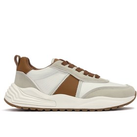 Resim ACBC x DERİMOD Erkek Taba Bağcıklı Kalın Tabanlı Sneaker - Taba / 4 