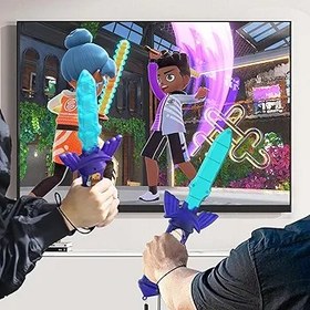 Resim SHEAWA 2PCS Sword Handles Accessories for Switch 2 - Compatible with Zelda Skyward Sword &amp; Switch Sports Games, Sword Grip For JoyCon Grip 