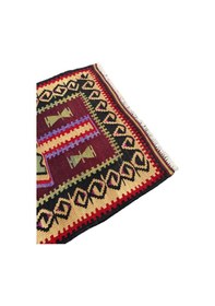 Resim El Dokuma Dekoratif Kök Boya Kilim 78x117 Renkli %100 Yün Küçük Kilim 