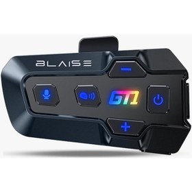 Resim Blaıse Gt1 Bluetooth Motosiklet Intercom Siyah 