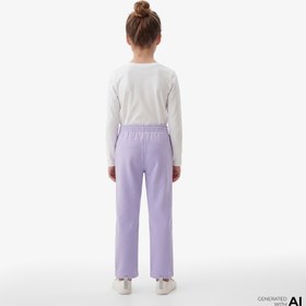 Resim Gap V-Bootcut Logo Çocuk Mor Eşofman Altı 