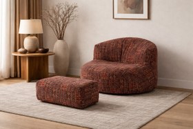 Resim Vintage Turkish Mila Puff Vintage Armut Koltuk - Turkish 