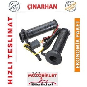 Resim Motosiklet Elcik Isıtma 4 Kademeli Universal 