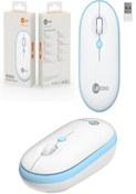 Resim Nextpage Lecoo Kablosuz Optik Mouse 1600 Dpi Beyaz Mavi Ws212 