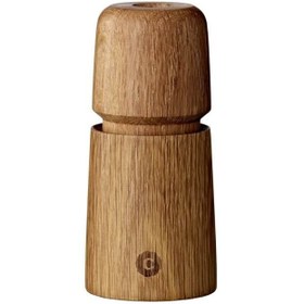 Resim Crush Grind Stockholm Tuz Ve Karabiber Değirmeni 11 Cm Oak-Meşe Rengi 