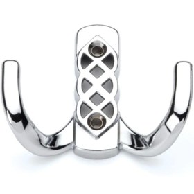 Resim Arvax Parlak Krom Kristal Portmanto Askı (5 Adet) 