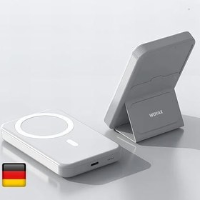 Resim Woyax By Deji Magsafe Powerbank 10000mah Standlı Hızlı Taşınabilir Batarya iPhone 12 13 14 15 16 17 Android - BEYAZ 