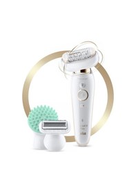 Resim Braun Silk-Epil 9 Flex 9020 SensoSmart Islak Kuru 7 Ek Parçalı Epilatör 