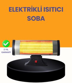 Resim AyrStore Enerji Tasarruflu 1800W Quartz Infrared Isıtıcı 