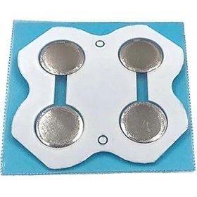 Resim Nintendo Switch Metal Buton Yapıştırma PCB Board ABXY D-Pad Sticker NS Yedek Parça Tamir 