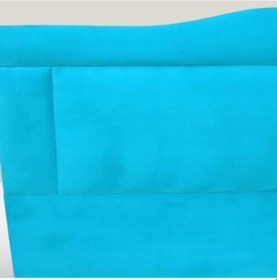 Resim Dk 100'lık Tay Tüyü Kumaş Kabartma Model El Yapımı Tek Kişilik Başlık Turkuaz 