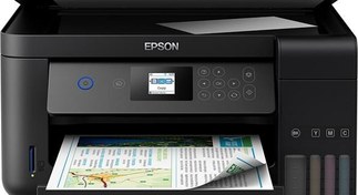 Resim Epson L4160 Yazıcı Fotokopi Tarayıcı Wifi Orjinal Tanklı Sistem 