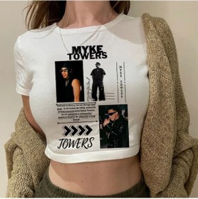 Resim Snapbuymyke Towers Slim Fit Babydoll Kırpılmış Üst 2025 Yaz Gençler Shoujo Kız Tarzıkahverengikadın Kahverengi 