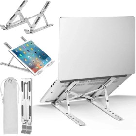 Resim -Kaymaz Tabanlı Ayarlanabilir Laptop Standı, 