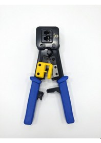 Resim Profesyonel Rj45 Konnektör Sıkıştırma Pensesi - Cat5, Cat6, Cat7 Uyumlu Ethernet Kablo Yapım Aleti 