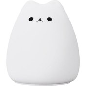 Resim Yifomall Kedi Şekilli Silikon Işıklı Aydınlatma: 7 Renkli Stüdyo Işığı, Gecelik Kullanım, Yumuşak Dokunuş Kontrol, Ev Dekorasyonu Hediyesi Beyaz 