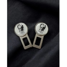 Resim Atatürk Potreli Ikaz Ses Susturucu Metal Toka 2 Adet 