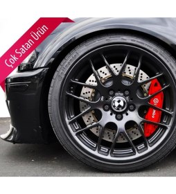 Resim NKT GROUP Nokta Peugeot 207 Uyumlu Fren Disk Kaliper Kapağı 4lü Set Yağ Hortumlu Kırmızı 
