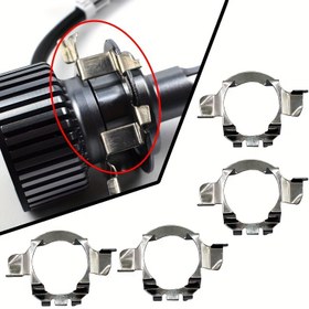 Resim 4 adet L05 H7 Led Far Ampulü Taban Tutucu Adaptör Soket Retainer for bmw, for Audi, Benz, Vw, for Buick, for Nissan, Qashqai için 