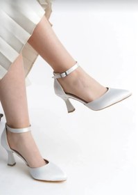 Resim FYD SHOES saten malzeme kadın ayakkabı 