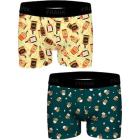 Resim John Frank John Frank İki̇li̇ Fun Modal Erkek Boxer 