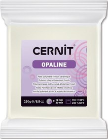 Resim Cernit Opaline Polimer Kil 250 Gr. 010 White 