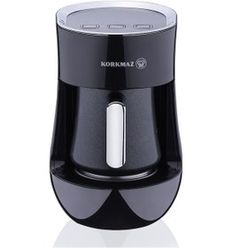 Resim Korkmaz Otantik Kahve Makinesi Siyah 