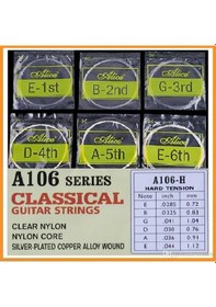 Resim 4 Paket Birden Alice A-106 Model Klasik Gitar Tel Seti-4 Set 